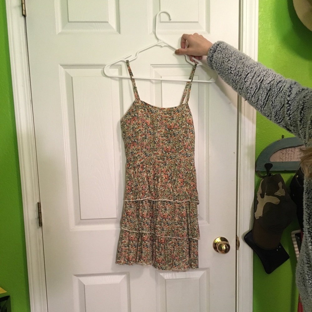Short, ruffled dress